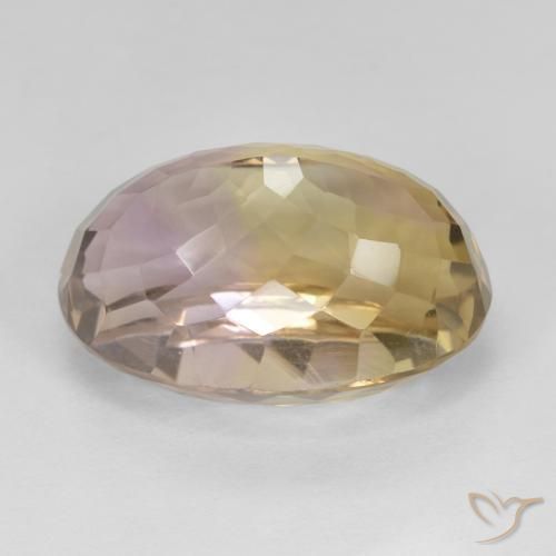 Amétrine Bicolore naturelle ovale, 14.06 ct, VS