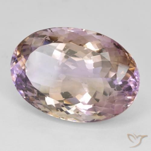 Amétrine Bicolore naturelle ovale, 24.19 ct, VS