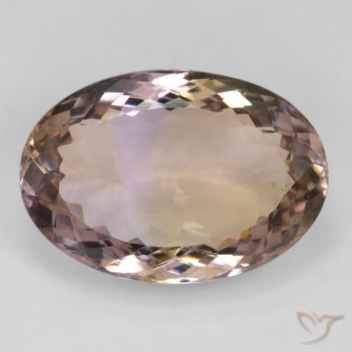 24.83ct Naturel Bicolore Amétrine, ovale, VS