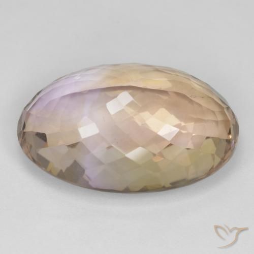 Amétrine Bicolore naturelle ovale, 24.83 ct, VS