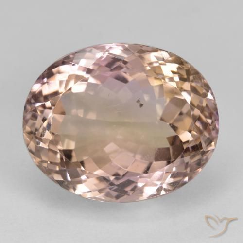 22.23ct Naturel Bicolore Amétrine, ovale, VS