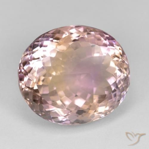 Amétrine Bicolore naturelle ovale, 18.70 ct, VS