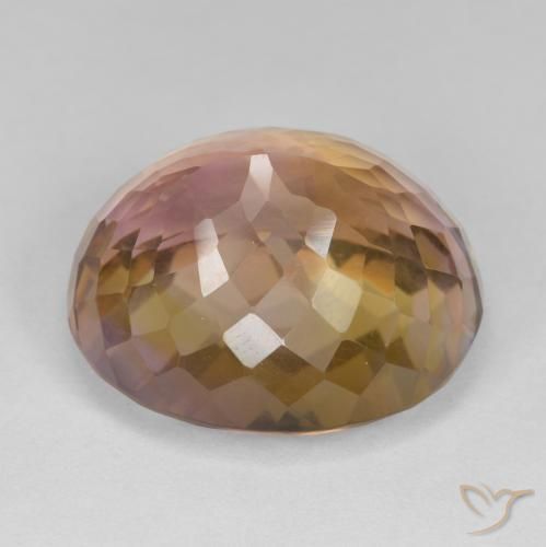 Amétrine Bicolore naturelle ovale, 18.70 ct, VS
