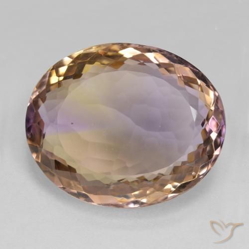 22.41ct Naturel Bicolore Amétrine, ovale, VS
