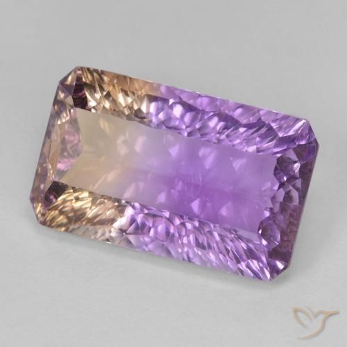 Amétrine Bicolore naturelle Octogone / coupe Émeraude, 9.72 ct, VVS-VS