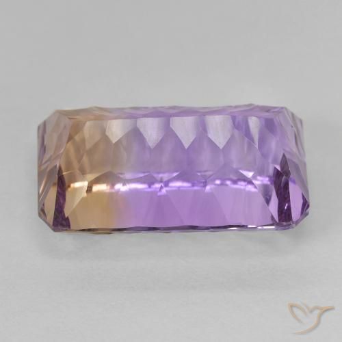 Amétrine Bicolore naturelle Octogone / coupe Émeraude, 9.72 ct, VVS-VS