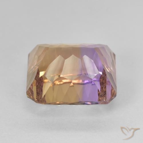 Amétrine Bicolore naturelle Octogone / coupe Émeraude, 9.05 ct, VVS-VS