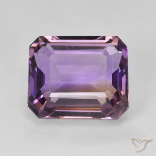 Amétrine Bicolore naturelle Octogone / coupe Émeraude, 8.50 ct, VVS-VS