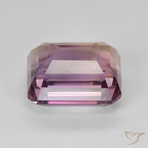 Amétrine Bicolore naturelle Octogone / coupe Émeraude, 8.50 ct, VVS-VS