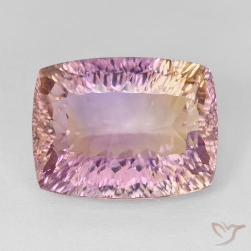 Amétrine Bicolore naturelle Coussin, 12.54 ct, VVS