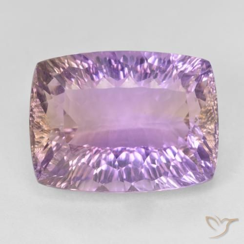 13.49ct Naturel Bicolore Amétrine, Coussin, VVS