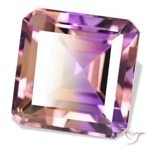 Amétrine Bicolore naturelle Octogone / coupe Émeraude, 36.92 ct, IF
