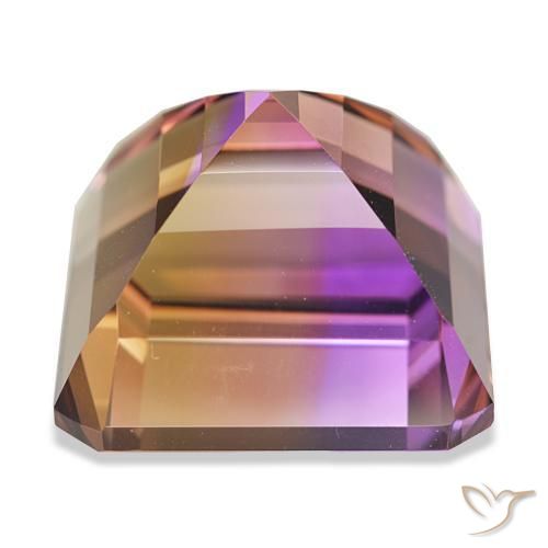 Amétrine Bicolore naturelle Octogone / coupe Émeraude, 36.92 ct, IF
