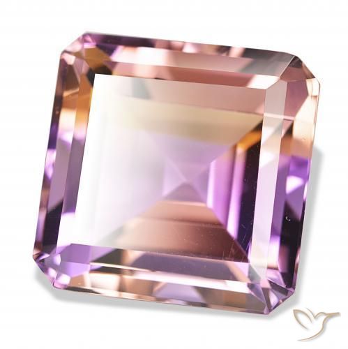 Amétrine Bicolore naturelle Octogone / coupe Émeraude, 33.16 ct, IF