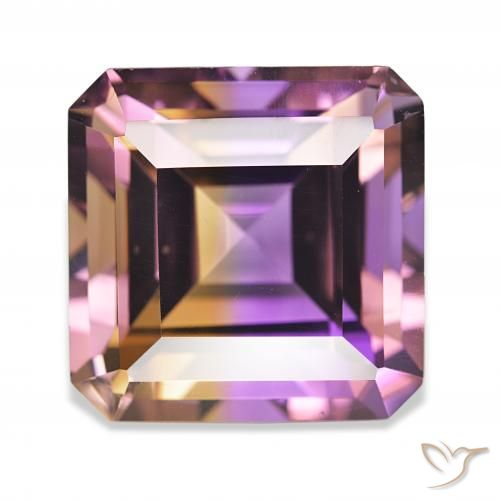 23.16ct Bicolore Amétrine, Taille émeraude, IF