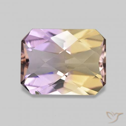 Amétrine Bicolore naturelle Octogone / coupe Émeraude, 2.14 ct, VS