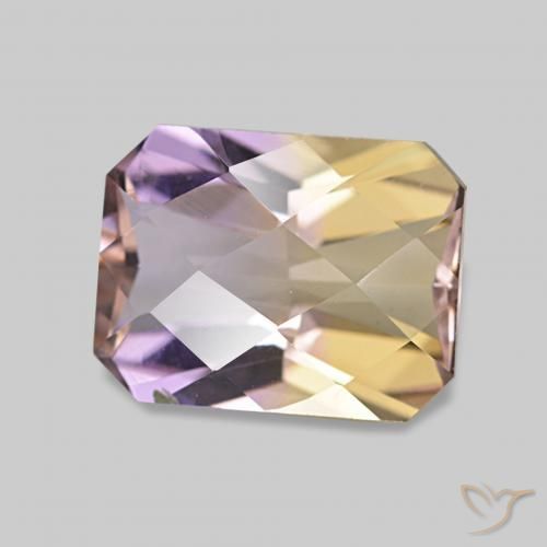 Amétrine Bicolore naturelle Octogone / coupe Émeraude, 2.14 ct, VS