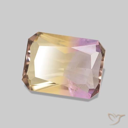 Amétrine Bicolore naturelle Octogone / coupe Émeraude, 1.81 ct, VS