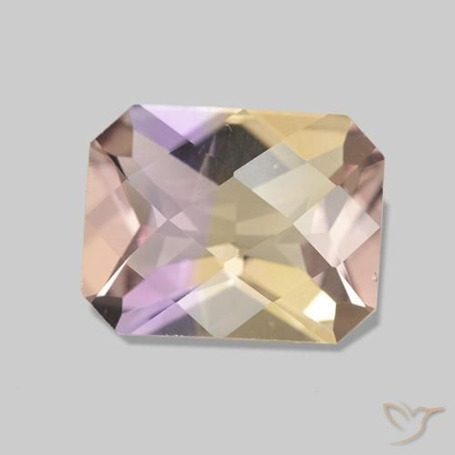 Amétrine Bicolore naturelle Octogone / coupe Émeraude, 1.78 ct, VS