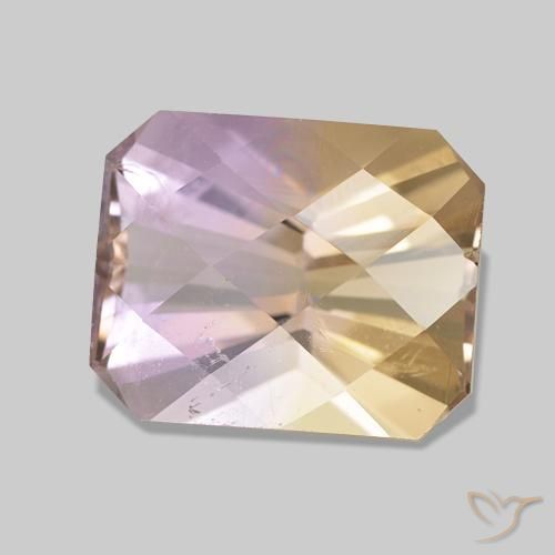 Amétrine Bicolore naturelle Octogone / coupe Émeraude, 3.38 ct, VS