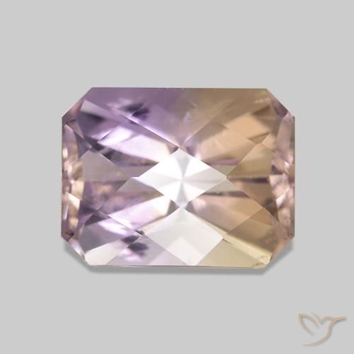Amétrine Bicolore naturelle Octogone / coupe Émeraude, 2.51 ct, VS
