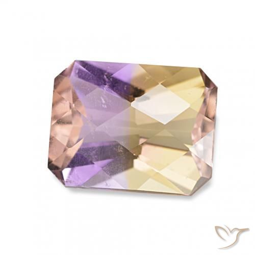Amétrine Bicolore naturelle Octogone / coupe Émeraude, 2.06 ct, VS