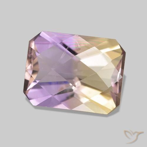 Amétrine Bicolore naturelle Octogone / coupe Émeraude, 2.22 ct, VS