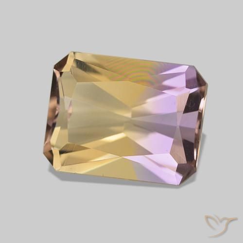 Amétrine Bicolore naturelle Octogone / coupe Émeraude, 1.96 ct, VVS