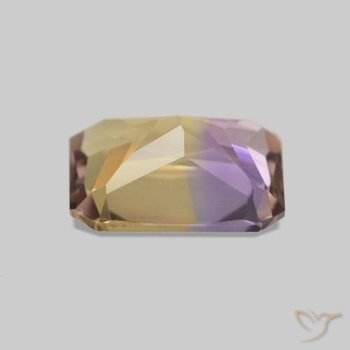 Amétrine Bicolore naturelle Octogone / coupe Émeraude, 1.85 ct, VVS