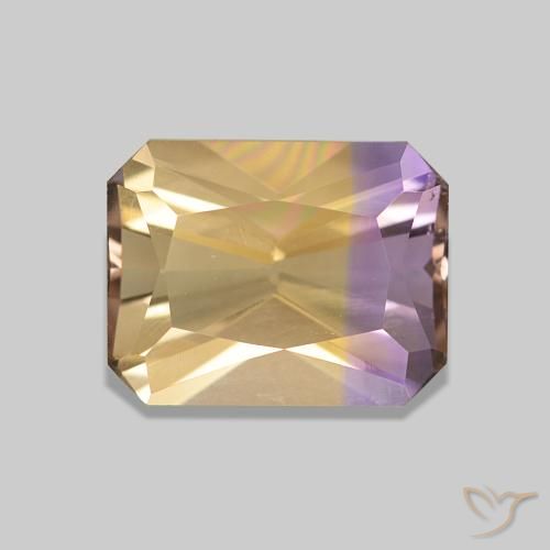 Amétrine Bicolore naturelle Octogone / coupe Émeraude, 2.43 ct, VVS
