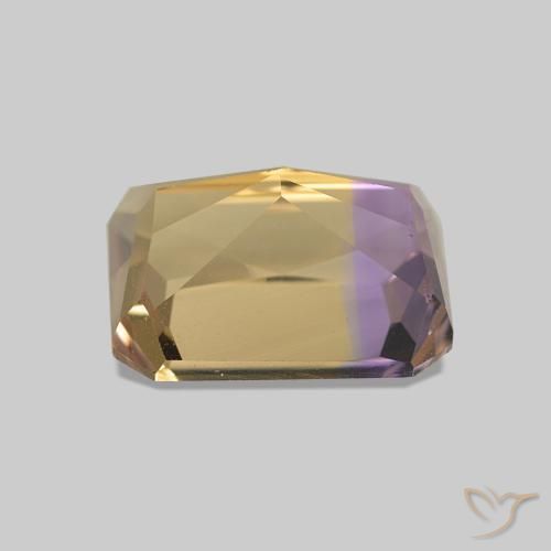 Amétrine Bicolore naturelle Octogone / coupe Émeraude, 2.43 ct, VVS