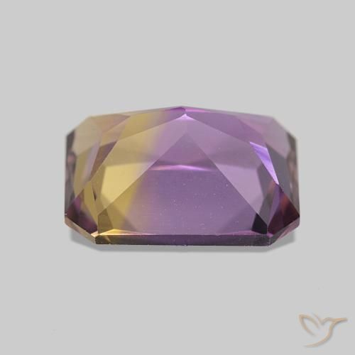 Amétrine Bicolore naturelle Octogone / coupe Émeraude, 2.93 ct, VVS