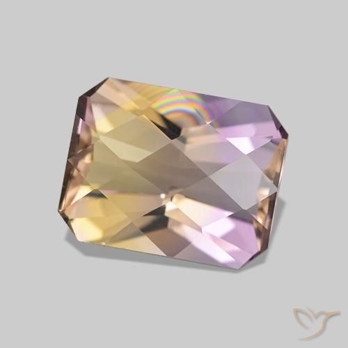 Amétrine Bicolore naturelle Octogone / coupe Émeraude, 2.21 ct, VVS