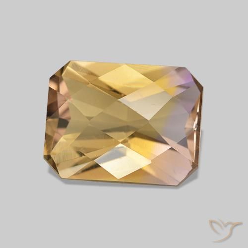 Amétrine Bicolore naturelle Octogone / coupe Émeraude, 2.19 ct, VVS