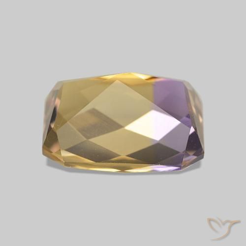 Amétrine Bicolore naturelle Octogone / coupe Émeraude, 2.96 ct, VVS