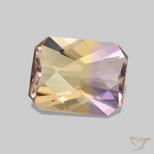 Amétrine Bicolore naturelle Octogone / coupe Émeraude, 2.01 ct, VVS