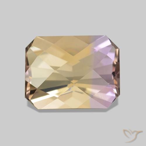 Amétrine Bicolore naturelle Octogone / coupe Émeraude, 2.08 ct, VVS