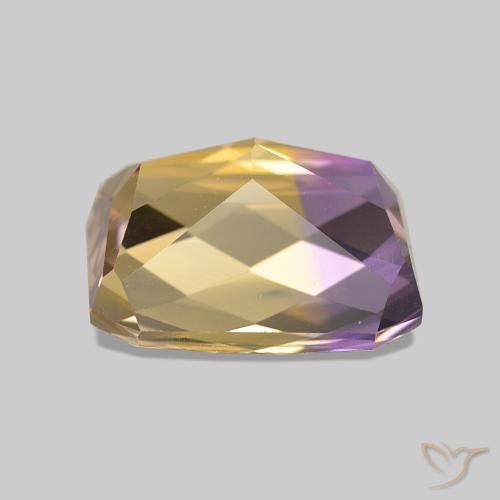 Amétrine Bicolore naturelle Octogone / coupe Émeraude, 3.17 ct, VVS