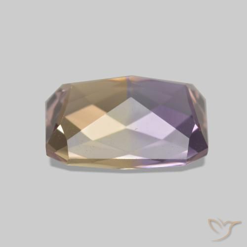 Amétrine Bicolore naturelle Octogone / coupe Émeraude, 2.80 ct, VVS
