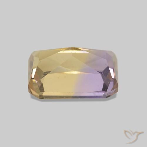 Amétrine Bicolore naturelle Taille émeraude, 1.51 ct, VVS-VS