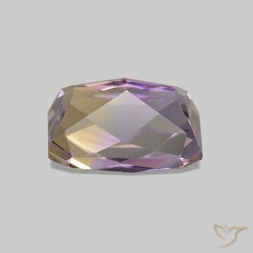 Amétrine Bicolore naturelle Taille émeraude, 1.55 ct, VVS-VS