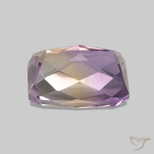 Amétrine Bicolore naturelle Taille émeraude, 2.23 ct, VVS