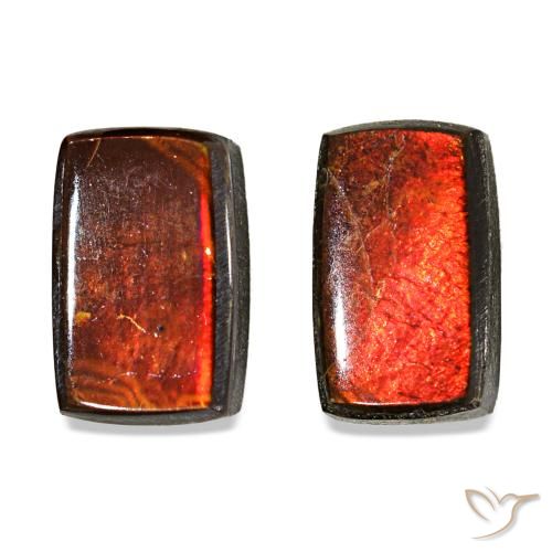 Achetez naturel 3,16ct multicolore ammolite gems, baguette, en provenance canada chez gemselect. en stock, livraison internationale!