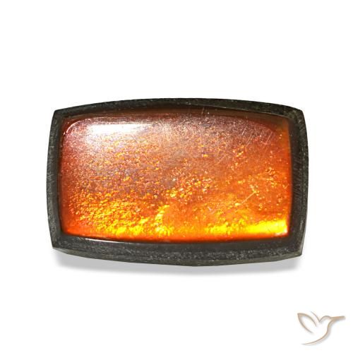 Ammolite multicolore de 1,96 ct, baguette, opaque