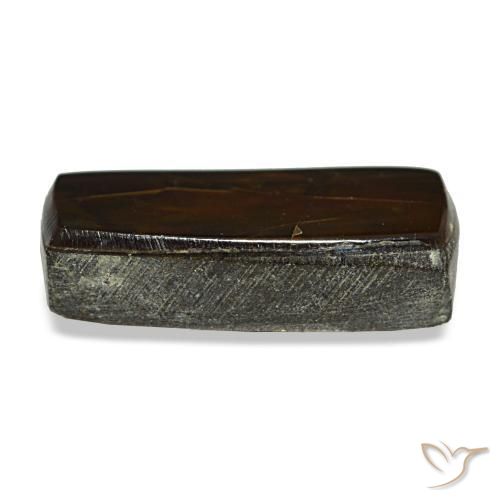 Ammolite multicolore naturelle baguette, 2,51 ct, opaque