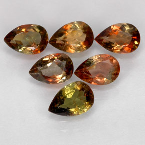 Achetez naturel ct multicolore andalousite gems, en forme de poire, en provenance brésil chez gemselect. en stock, livraison internationale!