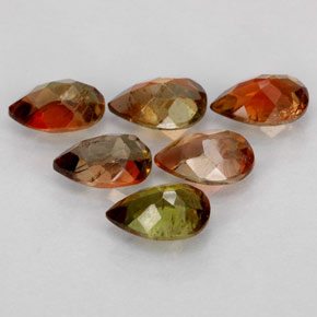 Achetez naturel ct multicolore andalousite gems, en forme de poire, en provenance brésil chez gemselect. en stock, livraison internationale!