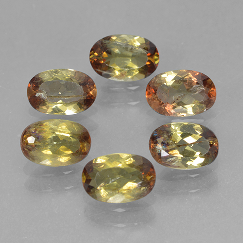 Achetez naturel 2,69ct multicolore andalousite gems, coupe ovale, en provenance brésil chez gemselect. en stock, livraison internationale!