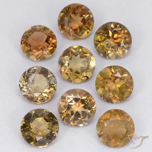 Achetez naturel 2.39ct Multicolore Andalousite gems, Coupe roude, En provenance Brésil chez GemSelect. En stock, livraison internationale!