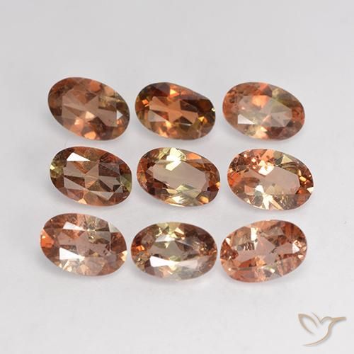 3.75ctw Naturel Multicolore Andalousite, ovale, VS-SI
